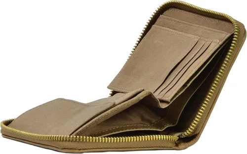 Vista 7 de Liebeskind - Cartera de piel con cremallera para mujer, Marrón, Cartera con cremallera