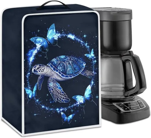 Vista 20 de Mumeson Funda para cafetera de girasol, extra grande, ligera, con asa, cubierta para máquina de café, tostadora, cubierta a prueba de polvo