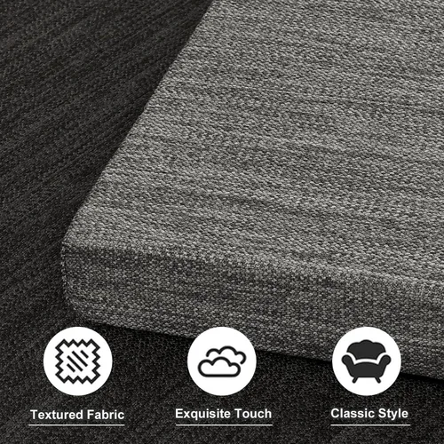 Vista 15 de baibu Cojines rectangulares de espuma viscoelástica, de doble capa, antideslizantes para sillas de comedor, cojines para taburete de banco de cocina