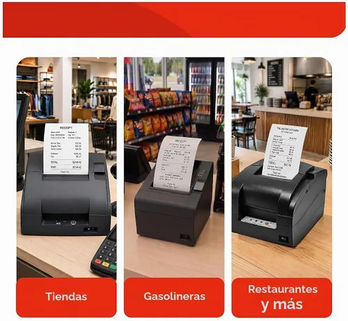 Vista 11 de Rollos de papel de impresora de punto de servicio y caja registradora de 3 pulgadas x 128 pies Blanco