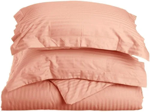 Vista 23 de LaxLinen Juego de funda de edredón de 3 piezas (1 funda de edredón con 2 fundas de almohada) 100% algodón de calidad suave, con cierre