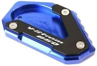 Vista 11 de TEMKIN W for Suzuki V-Strom 650/XT VSTROM 650 DL650 2004-2022 2021 Motorcycle CNC Kickstand Foot Side Stand Extension Pad Support Plate Y
