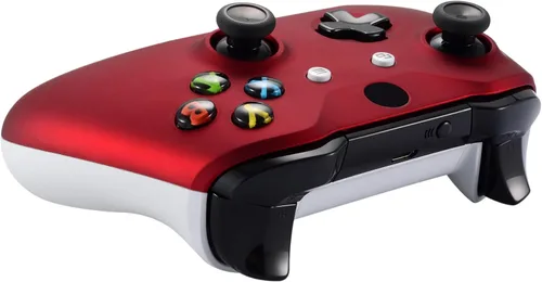 Vista 6 de eXtremeRate Replacement Front Housing Shell for Xbox One SX Controller, Red Custom Kit Faceplate Cover Case for Xbox Wireless Controller (Model 1708)