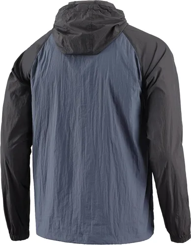 Vista 4 de Chaqueta ligera con capucha y cremallera completa para hombre, impermeable, para senderismo