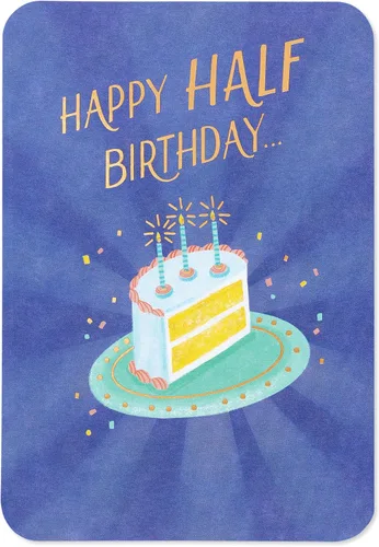 Vista 4 de American Greetings Tarjeta de medio cumpleaños (A Whole Lot)