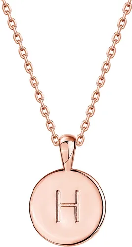Vista 48 de PAVOI - Collar con dije de letra inicial chapado en oro de 14 quilates para mujer Collar con inicial alfabética de oro