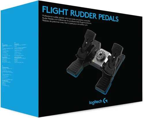 Vista 6 de logitech PRO - Pedales de timón de vuelo