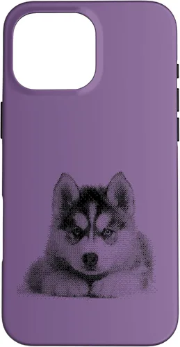 Vista 19 de Chic Husky Puppy for Dog Mom and Paw Parents Case for iPhone 16