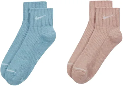 Vista 2 de Nike Calcetines tobilleros acolchados de lana para mujer (2 pares)