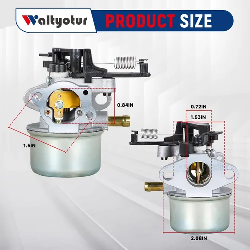 Vista 2 de waltyotur Repuesto de carburador para Briggs Stratton 594287 799248 591597 591137 590780 593380 carburador 2700PSI-3000PSI para lavadora a presión