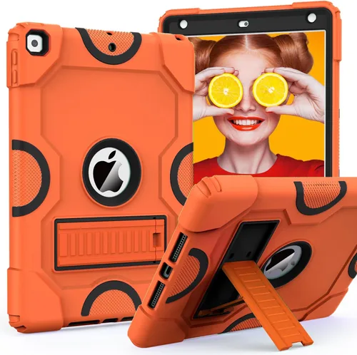 Vista 9 de ZoneFoker - Funda para iPad de 9.ª generación, funda para iPad de 8.ª y 7.ª generación, funda para iPad de 10.2 pulgadas 2021/2020/2019, funda Negro