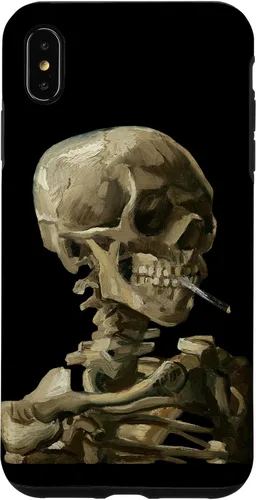 Vista 11 de iPhone 16 Vincent van Gogh Skull of a Skeleton with Burning Cigarette Case