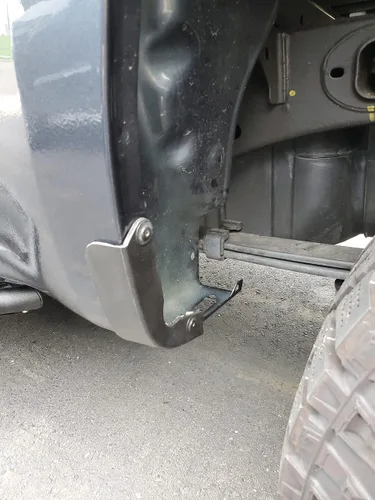 Vista 2 de Compatible con Chevrolet Silverado 1500 2019-2023 Kit de repuesto de aleta de barro delantera y trasera, no es compatible con GMC**