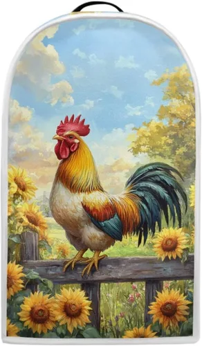 Vista 17 de Aztec Cow - Funda para batidora de girasoles con mango superior, ligera, lavable, para cocina, cafetera, decoración de procesadores de alimentos