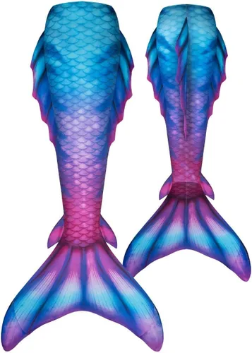 Vista 3 de Fin Fun Atlantis - Piel de cola de sirena para adultos, resistente al desgaste, inserto de monoaleta no incluido, tallas para adultos y adolescentes