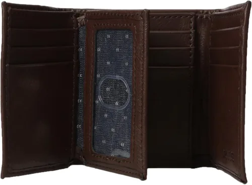 Vista 4 de Levis Mens Trifold Wallet-Sleek and Slim Includes Id Window and Credit Card Holder