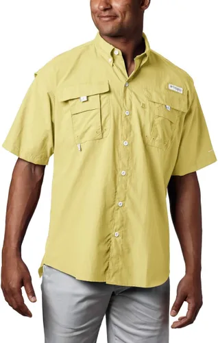 Vista 20 de Columbia - Camisa de pesca Bahama II, línea PFG, con factor de protección ultravioleta (FPU) 30, de manga corta, para hombre. azul (Vivid Blue)