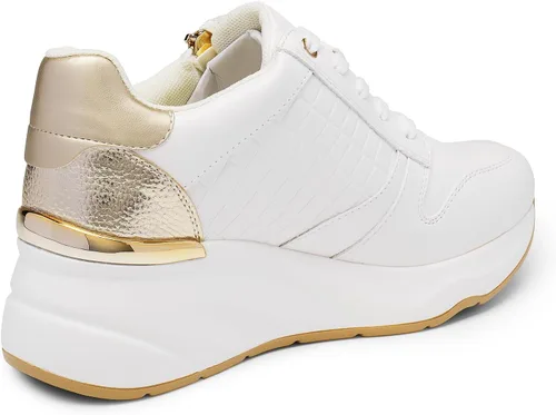 Vista 3 de DREAM PAIRS Zapatos deportivos de cuña para mujer, plataforma de tacón alto, zapatos de moda para uso casual y diario