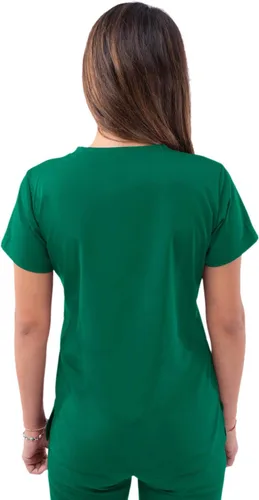 Vista 2 de Adar Pro - Ropa quirúrgica para mujer, camisa con cuello en V
