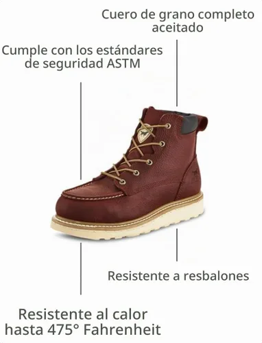 Vista 3 de Irish Setter Ashby 6" Mens Soft Toe Work Boot