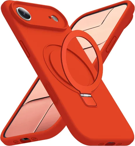 Vista 67 de Funda diseñada para iPhone 11 con soporte magnético invisible Compatible con Mag-Safe, a prueba de caídas de grado militar, a prueba de golpes