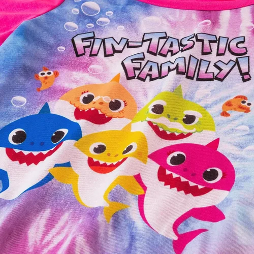 Vista 2 de Conjunto de pijama FIN-TASTIC FAMILY de 3 piezas para niñas
