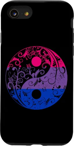 Vista 13 de iPhone 15 Bi Pride Yin Yang Bisexual Bisexualidad Bisexual Orgullo Bisexual Funda LGBTQ