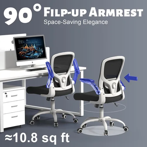 Vista 3 de Silla de oficina ergonómica, silla de juegos, silla de escritorio