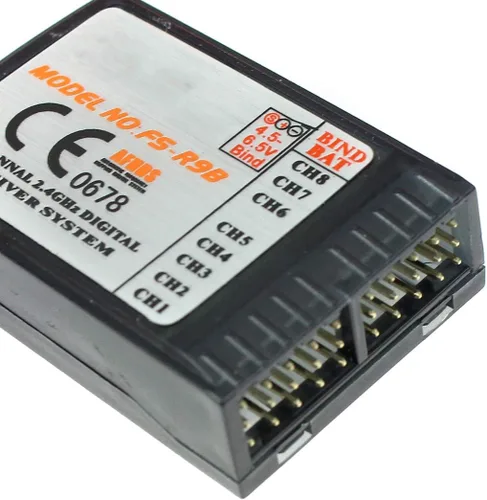 Vista 3 de Flysky FS 8CH 2.4G RX FS-R9B Actualización RC Receptor para TH9X 9CH Transmisor FS-TH9X Control remoto