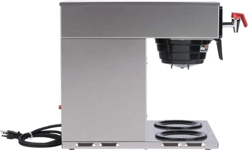 Vista 2 de BUNN Axiom 15-3, cafetera comercial automática de 12 tazas, 3 calentadores inferiores, 38700.0002, gris