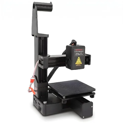 Vista 10 de Impresora 3D para principiantes, tamaño compacto, alta resolución, calefacción eficiente, diseño robusto, para proyectos educativos, color blanco