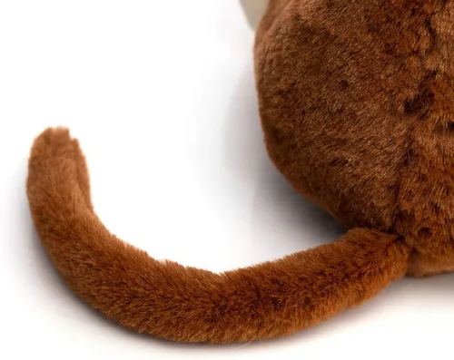 Vista 6 de HollyHOME Monkey Stuffed Animal, Cute Cuddly Stuffed Monkey Plush,12” Brown Marrón
