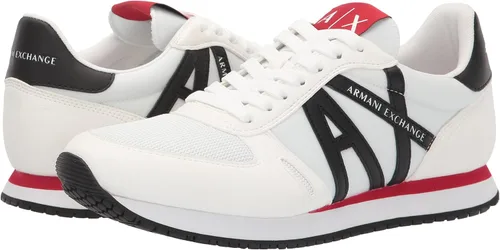 Vista 7 de AX ARMANI EXCHANGE Tenis con cordones para hombre, Blanco