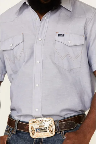 Vista 3 de Wrangler Camisa Denim de Manga Corta con Broche