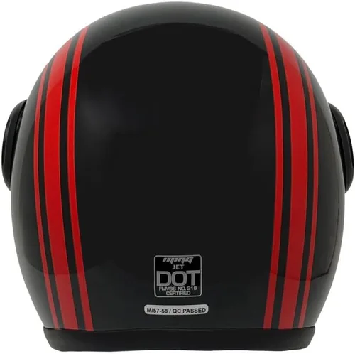 Vista 5 de MMG Casco de cara abierta para motocicleta Modelo 37