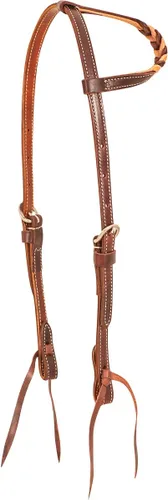 Vista 2 de Martin Saddlery Headstall Blood Knots Slip Ear Bit Ties Leather HFBKL