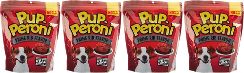 Vista 15 de Pup-Peroni Prime Rib - Golosinas para perros con sabor a costilla, bolsa de 38 onzas (paquete de 4)
