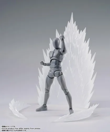Vista 3 de TAMASHII NATIONS - Energía Aura White ver. para S.H.Figuarts Tamashii Effect Tamashii Effect 6 Inch Scale Accessory S.H. Figuarts - Energy Aura
