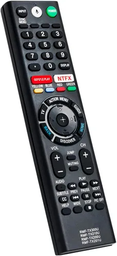 Vista 2 de RMF-TX300U - Remoto de voz de repuesto compatible con Sony X800E X850E Series 4K Ultra HD TV XBR-43X800E XBR-49X800E XBR-55X800E XBR-65X850E