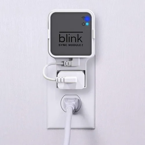 Vista 8 de Nuevo Blink - Soporte de pared para cámara para exteriores, montaje ajustable de 360° y carcasa protectora a prueba de clima con módulo Blink Sync