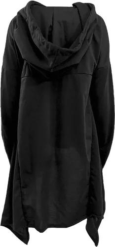 Vista 4 de Sudaderas de Halloween para mujer, de manga larga, sin botones, de ajuste holgado, con dobladillo de moda, suéter de invierno
