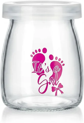 Vista 7 de Tanlade 1 pieza de recuerdos de baby shower para invitados, mini botellas de leche de vidrio con tapas, regalos de fiesta de baby shower