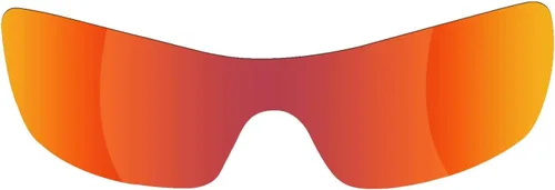 Vista 2 de Lentes de repuesto para gafas de sol Oakley Batwolf, Rojo