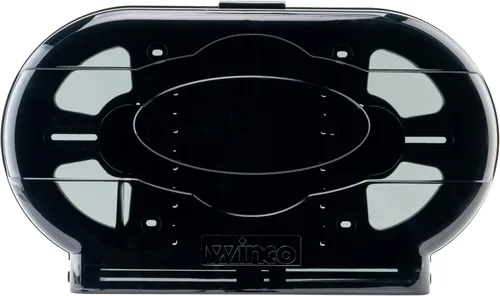 Vista 2 de Winco TD-220 - Dispensador de papel higiénico de doble rollo, color negro