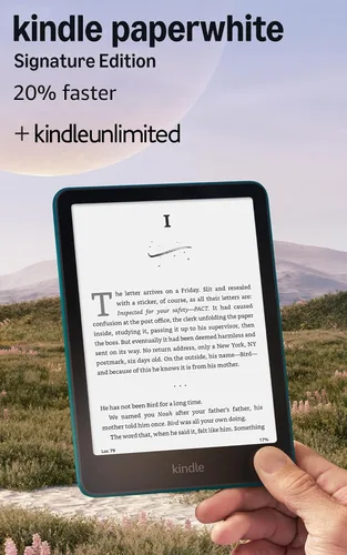 Vista 11 de Amazon Kindle Paperwhite Signature Edition 32 GB (último modelo). El Kindle más rápido con luz autoajustable, carga inalámbrica. Negro metal. +