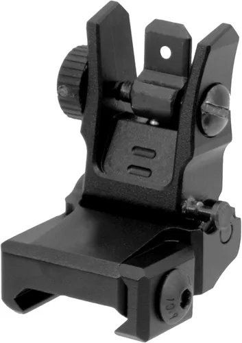 Vista 6 de UTG Super Slim Mira Frontal Abatible, Negro