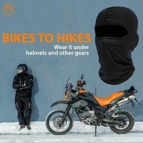 Vista 2 de BISMAADH Pasamontañas de cara completa, máscara de esquí para hombres y mujeres, motocicleta, correr, clima frío, esquí, ciclismo, equitación,