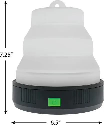 Vista 2 de Kodiak Kompress - Linterna plegable plegable para campamento, linterna LED compacta con carga USB, luz portátil para senderismo, emergencia, cortes