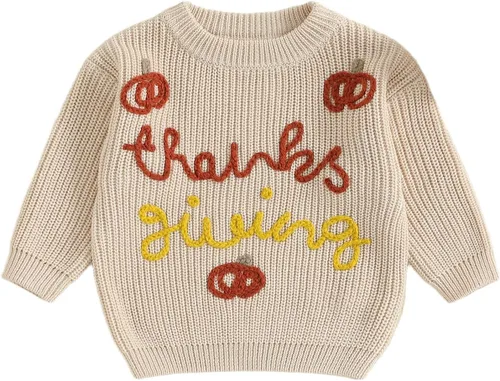 Vista 12 de YINGISFITM Conjunto de San Valentín para Bebé Niña Niño Pequeño Suéter de Corazón Dulce de San Valentín Suéteres de Punto Ropa de Otoño Invierno