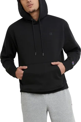 Vista 3 de Champion, Powerblend, sudadera con capucha cómoda de forro polar, sudadera para hombre (regular o grande y alto)